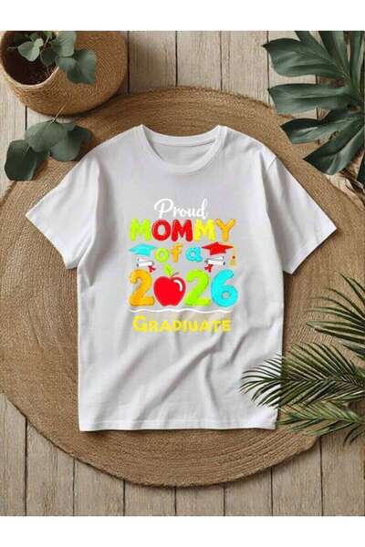 29CUN تي شيرت برسومات "Proud Mom Of A 2026 Kindergarten Graduate" للبالغين من...