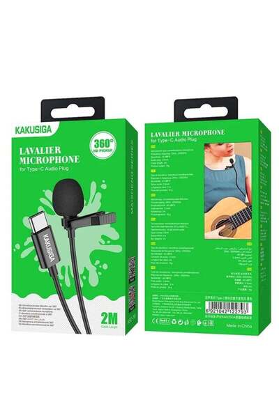 KAKUSİGA KSC-763 Type-C Lavalier Microphone
