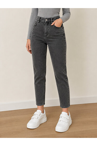 sion jeans Boyfriend Mom Jeans High Waist Daily Casual Wear Comfort Women's D...