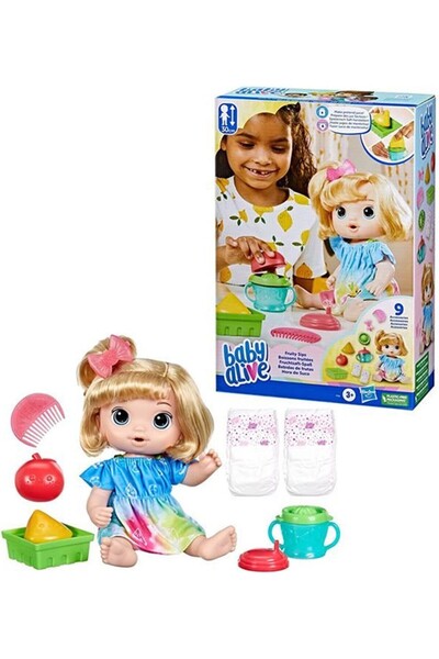 Baby Alive Fun Sips with My Toy Doll (Blonde)