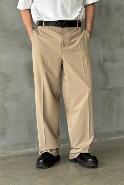 serline Premium Basic Baggy Fabric Trousers