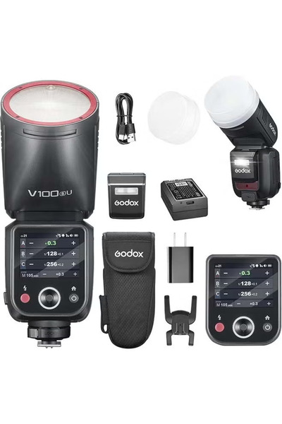 Godox V100S U Flash V100-S USA 100w Round Head Touchscreen Flash for Sony, 2....