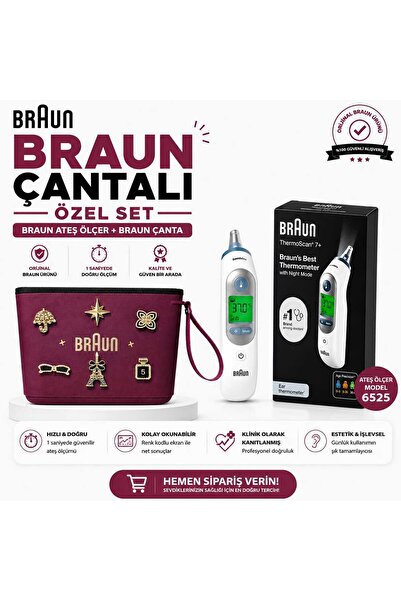 Braun ATEŞ ÖLÇER 6525 + ÇANTA