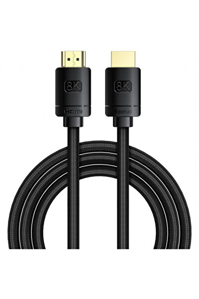 Baseus High Definition Video Cable, HDMI - HDMI, 8K, 2m, Black CAKGQ-K01
