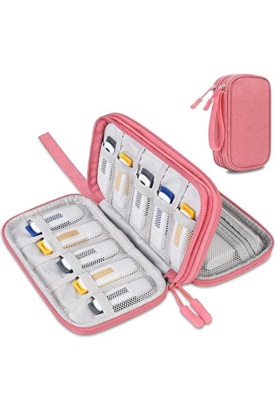 Lacdo USB Flash Drive Case Thumb Drive Holder Case Organizer Portable Electro...