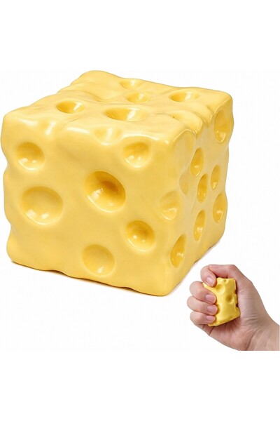 Generic Brand Vaseline Cheese Squishy, 5CM Cheese Squishy, Yellow Rebounding ...