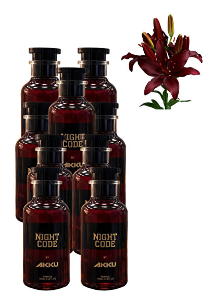 AKKU 9 قطع من عطر نايت كود 100 مل