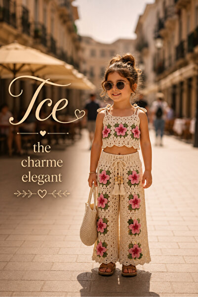 tce the charme elegant Hand-Knitted Special Design Baby Set