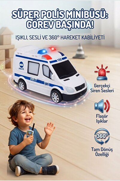 Wappa Baby Işıklı Sesli Pilli Çarp-Dön Mekanizmalı 21 cm Gerçekçi Tasarımlı E...