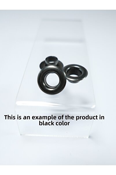 Klinkshop Number 5 Black Color Eyelets-8.5 mm Material Package Without Access...