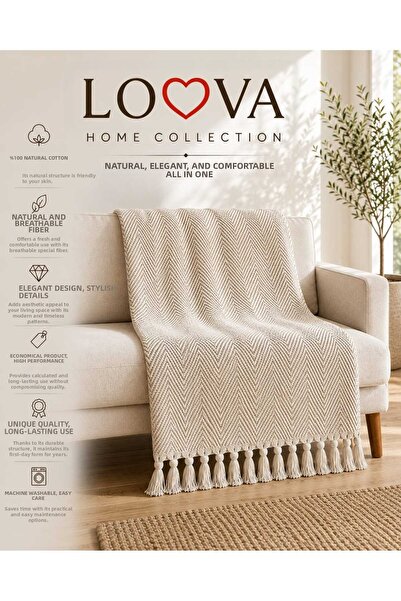 Loova Husă de scaun țesută tradițional, 100% bumbac