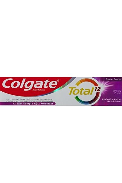 Yıldızan Srdshop Total Pro 12 Hour Professional Gum Health Toothpaste 50 ml 1...
