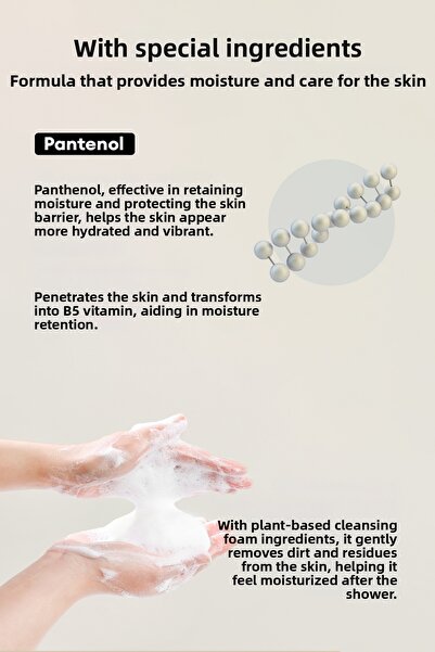 Milk Baobab جل الاستحمام المرطب الأصلي بالبانثينول (حديقة اللافندر)