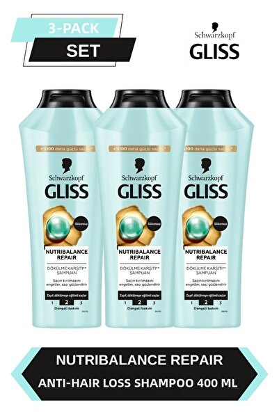 Gliss Full Hair Wonder Caffeine & Peptide Anti-Hair Loss Shampoo 400 ml Hair ...