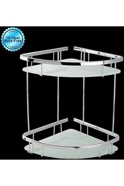 ÇELİK BANYO 25-172 - Karmi̇na Glass Oval Sponge Holder Double 18*18