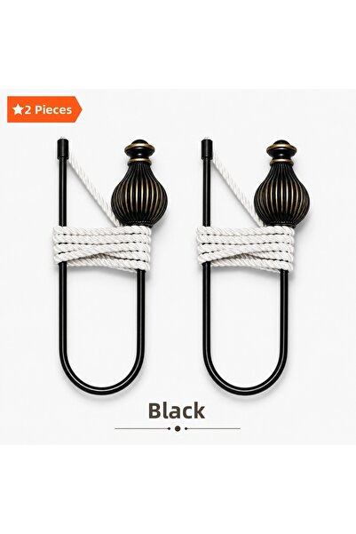 Helezoni Premium Curtain Gathering Device with String, Decorative Curtain Hol...
