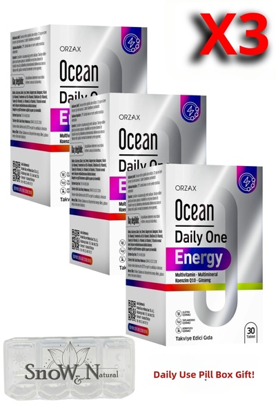 Ocean Rich Content Daily One Energy 30 Tablets - 3 Pieces (Total 90 Tablets) ...