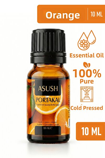 ASUSH زيت البرتقال العطري 10 مل - زيت عطري منعش وحلو برائحة الحمضيات
