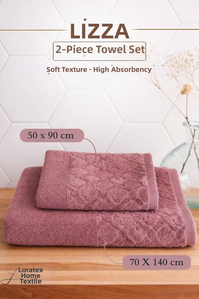 Lorateks Lizza |   Set de 2 prosoape de baie |   Prosop |   Prosop de baie I ...