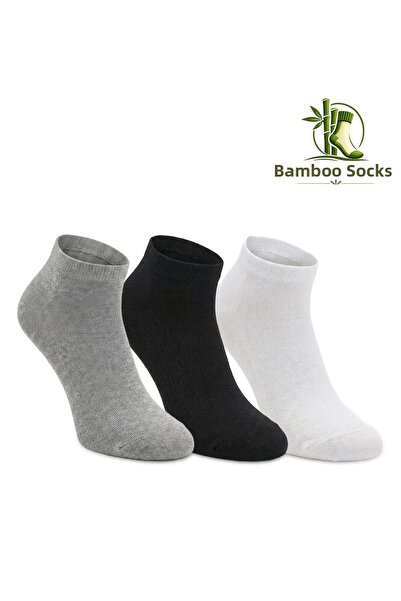 Slazenger Jefry 3-Pack Men's Bamboo Black / Gray Socks
