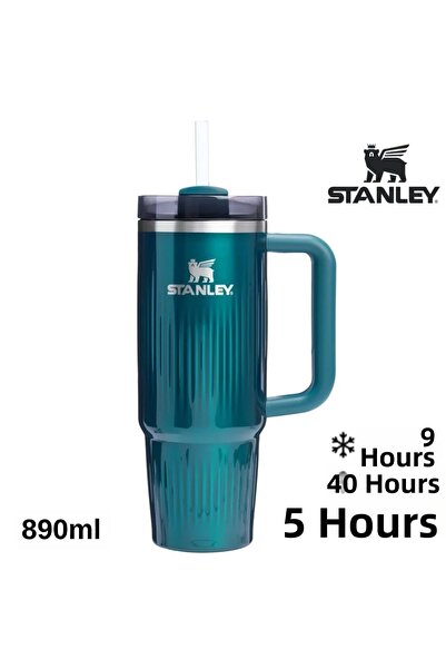Stanley كويينشر ®   H2.0 كوب ترمس مضلع مع شفاطة، سعة 0.89 لتر، قارورة مع شفاط...