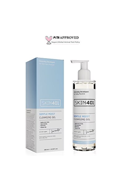 Skin 401 جل مرطب لتنظيف الوجه 200 مل - منظف لطيف وموازن للبشرة