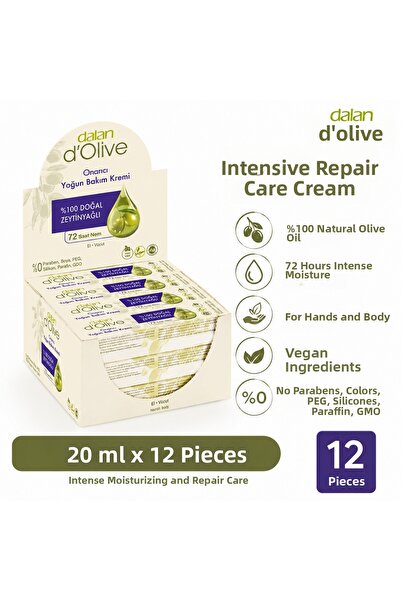 Dalan D'Olive Intensive Repair Care Cream 20 ml 12 Pieces