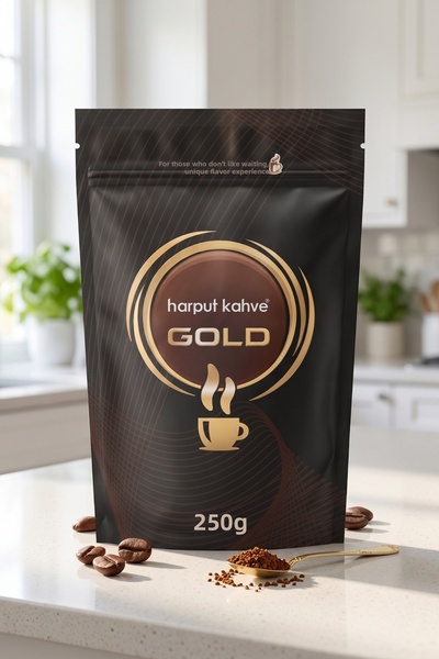 HARPUT DİBEK Gold Granule Coffee 250 Gr Instant Coffee Practical Soluble Inst...