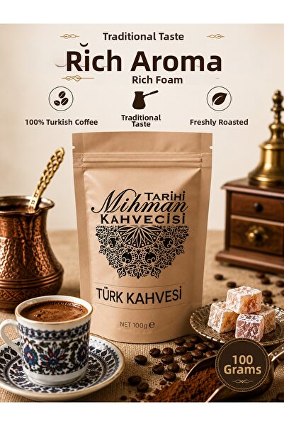 Tarihi Mihman Kahvecisi Turkish Coffee 100 gr