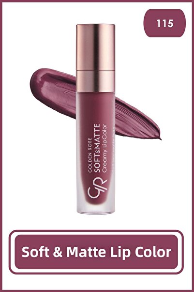 Golden Rose Soft & Matte Creamy Lipcolor No: 112 Raspberry - Likit Mat Ruj