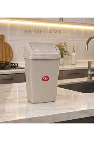 ongu home Hassas Kapaklı Tezgah Üstü Çöp Kovası Mutfak Banyo Ofis Için Çöp Ko...