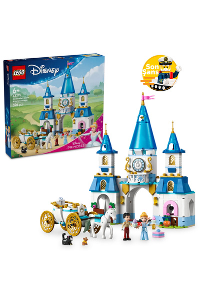 LEGO Castelul și trăsura Cenușăresei Disney (43275)