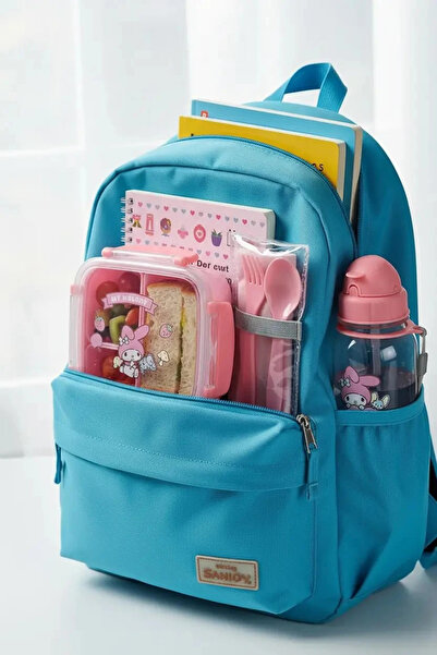 Miniso Sanrio Lisanslı My Melody Yemek Kabı ve Suluk Seti – Eğlenceli Beslenm...