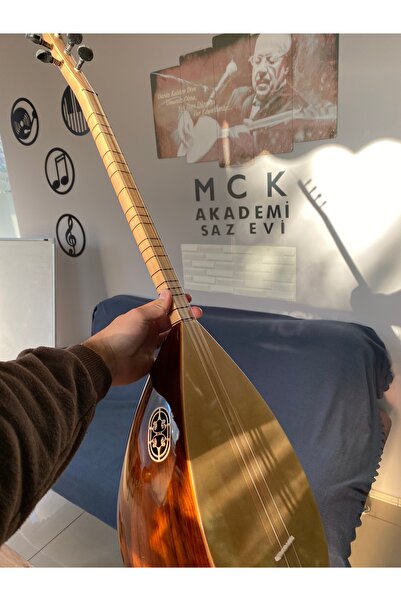 MCK AKADEMİ SAZ EVİ Mck Orta Seviye Kısa Sap Bağlama Hediyeli Jack Girişli