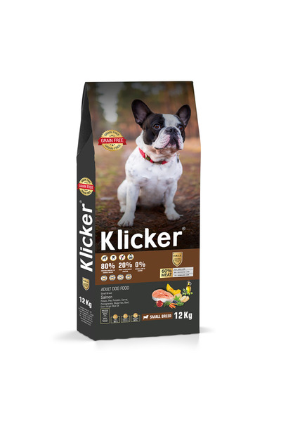 klicker Ξηρά τροφή για μικρά σκυλιά με σολομό και λαχανικά 12 kg, εξαιρετικής...