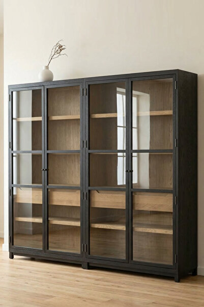Latanwood Curvas Ahşap Büfe & Kitaplık