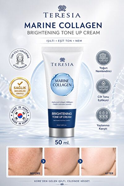 MBL Teresia Lekeli Ciltler Için Kolajen Içerikli Tone-up Beyazlatıcı Krem 50ml