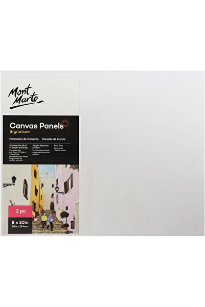 Mont Marte Kanvas Panel 20.4x25.4cm 2'li Signature