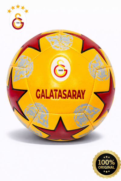CANSPORT Lisanslı Orjinal Galatasaray Futbol Topu Yıldız Model GS