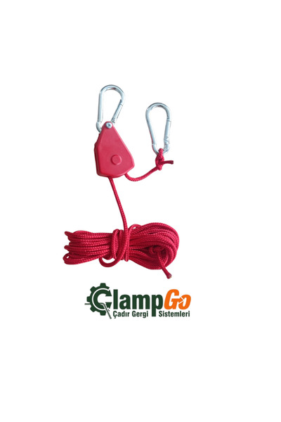 ClampGo Çadır Gergi Sistemleri Otomatik Kilitlemeli Kamp Çadırı İp Gergisi – ...