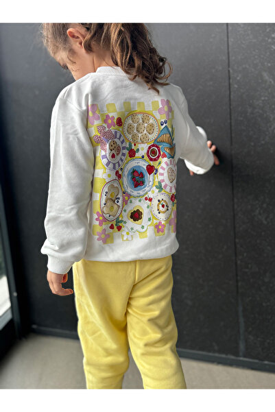 Children's tracksuit girls bottom top cotton comfortable nursery set