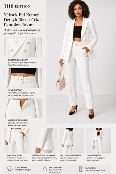 THB.Edition Kadın Slimfit Takım