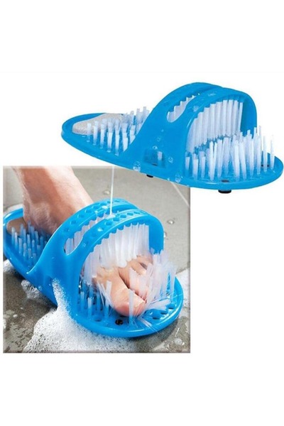 CMT Ponza Taşlı Vantuzlu Fırçalı Ayak Yıkama Terliği Easy Feet Banyo