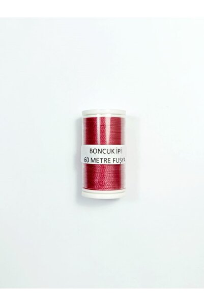 Eskişehir hobi sanat 60 Meters Fuchsia Color Sand Bead String Bead Processing...