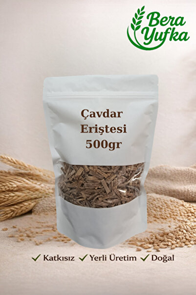 Bera Yufka 500 Gr Çavdar Buğdayından Doğal Erişte – Katkısız ve Sağlıklı