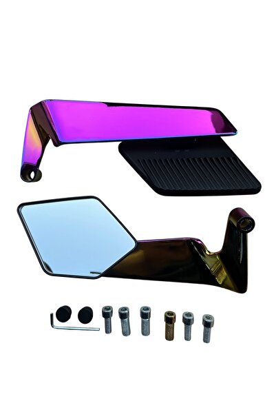 MOTORKİT MK GİDON ÜSTÜ H2 KANAT AYNA RAİNBOW [BUKALEMUN] GENİŞ PCX -DRİFT L -...