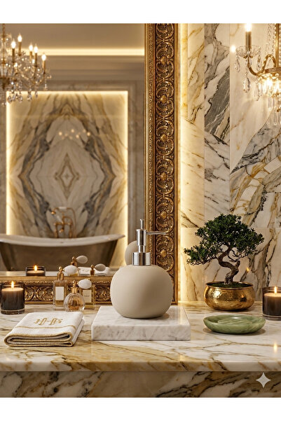 kasımoğulları concept طبق صابون سيراميك غير لامع - تصميم دائري مع تفاصيل من ا...
