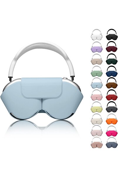VEXORA GLOBAL AirPods Max ile Uyumlu Koruyucu Kılıf, PU Deri, Mıknatıslı Kapa...