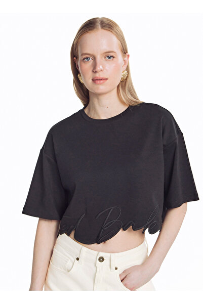 Ted Baker Siyah Kadın T-Shirt TBWRTS2040