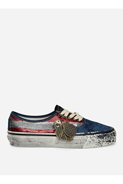Vans VN000DB8Z111 LX Authentic 44 Kırmızı - Lacivert Deri Kadın Lifestyle Aya...
